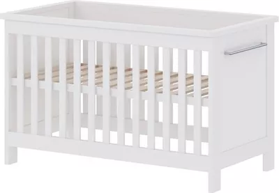 Cabino Babybed / Ledikant Noël verstelbare bodem 60x120 cm - Wit